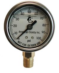 1/4 In Liquid Fill Pressure Gauge - CLEARANCE SAFETY COVERS